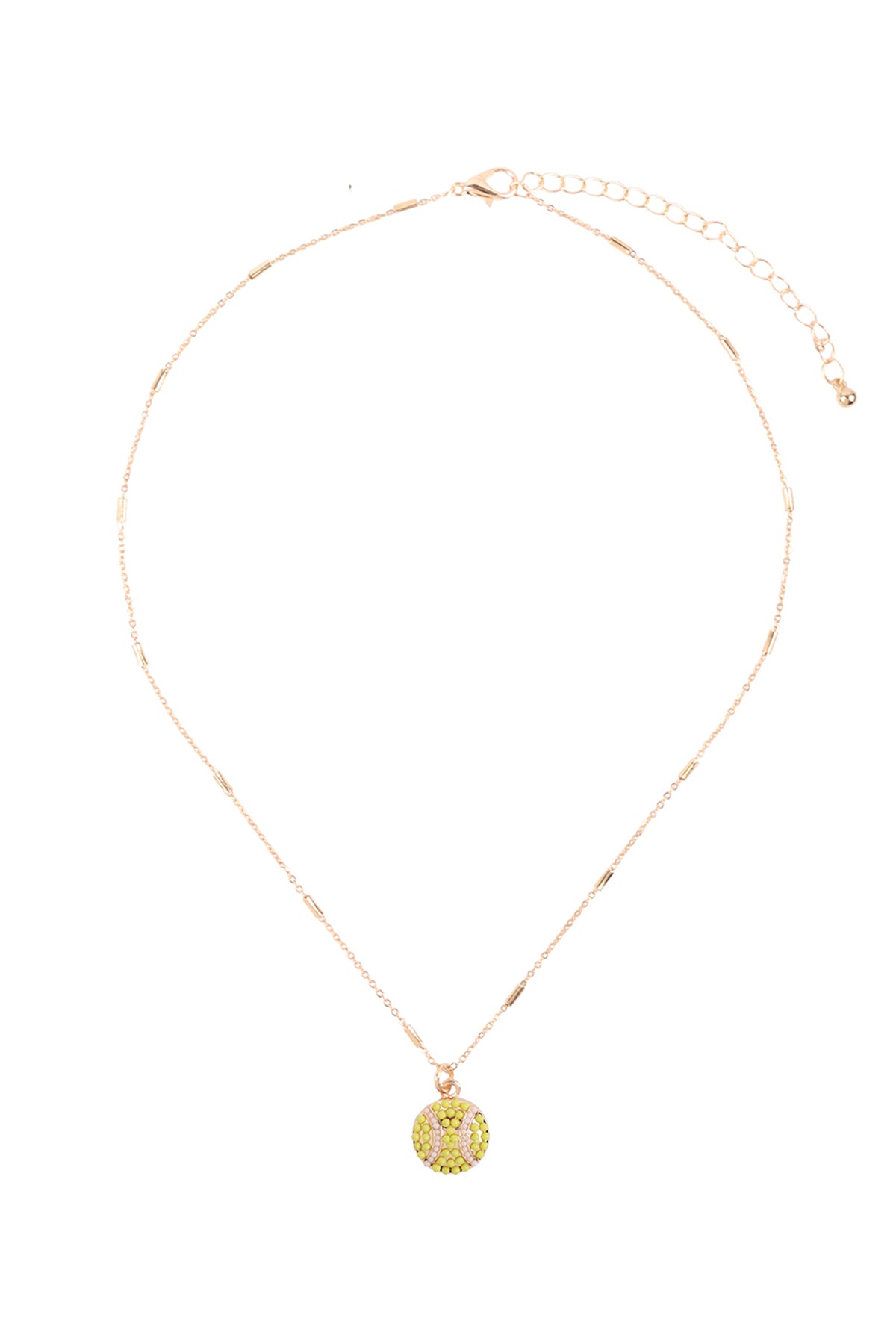 Sports Seed Bead Chain Necklace