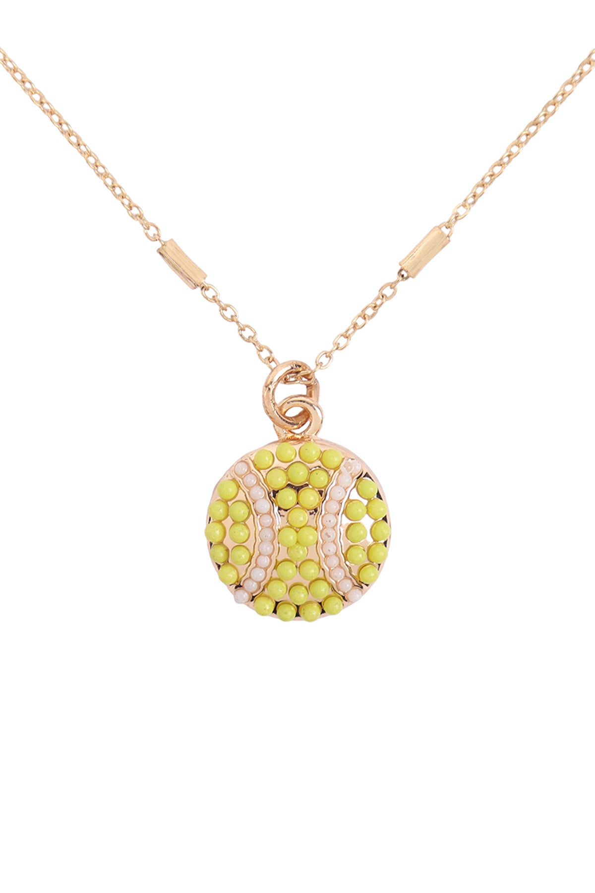 Sports Seed Bead Chain Necklace