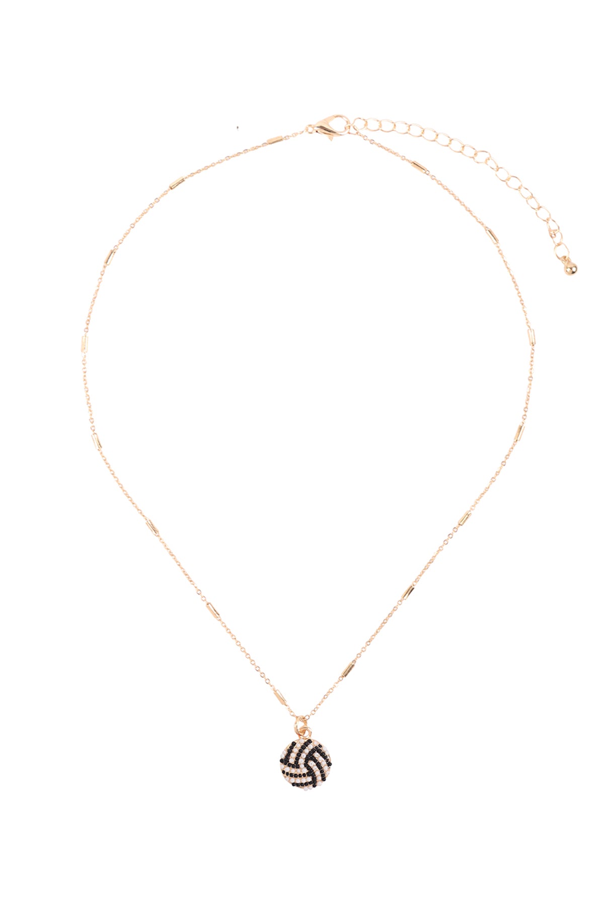 Sports Seed Bead Chain Necklace