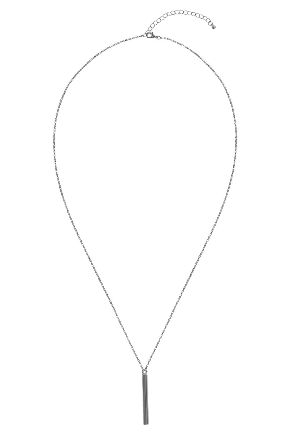 Vertical Bar Pendant Necklace