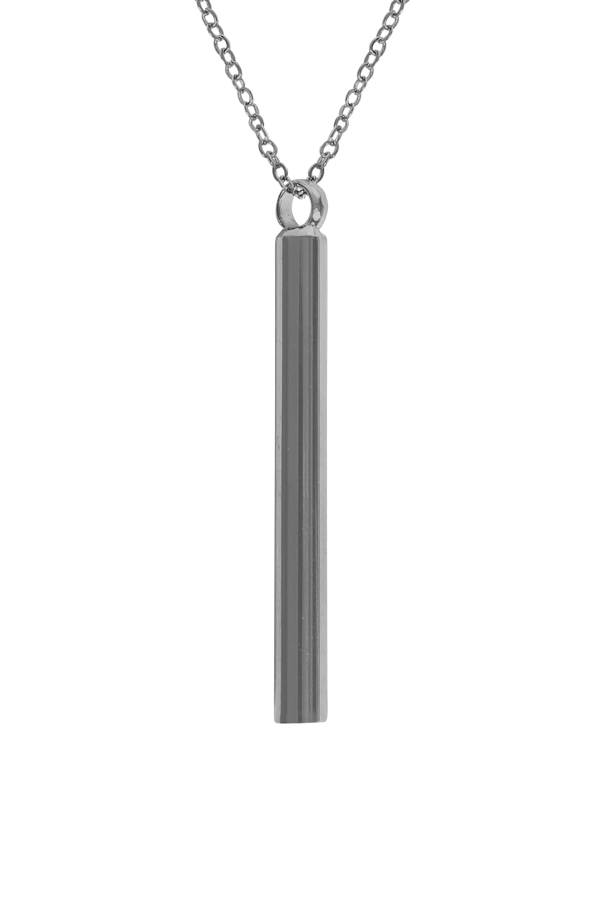 Vertical Bar Pendant Necklace