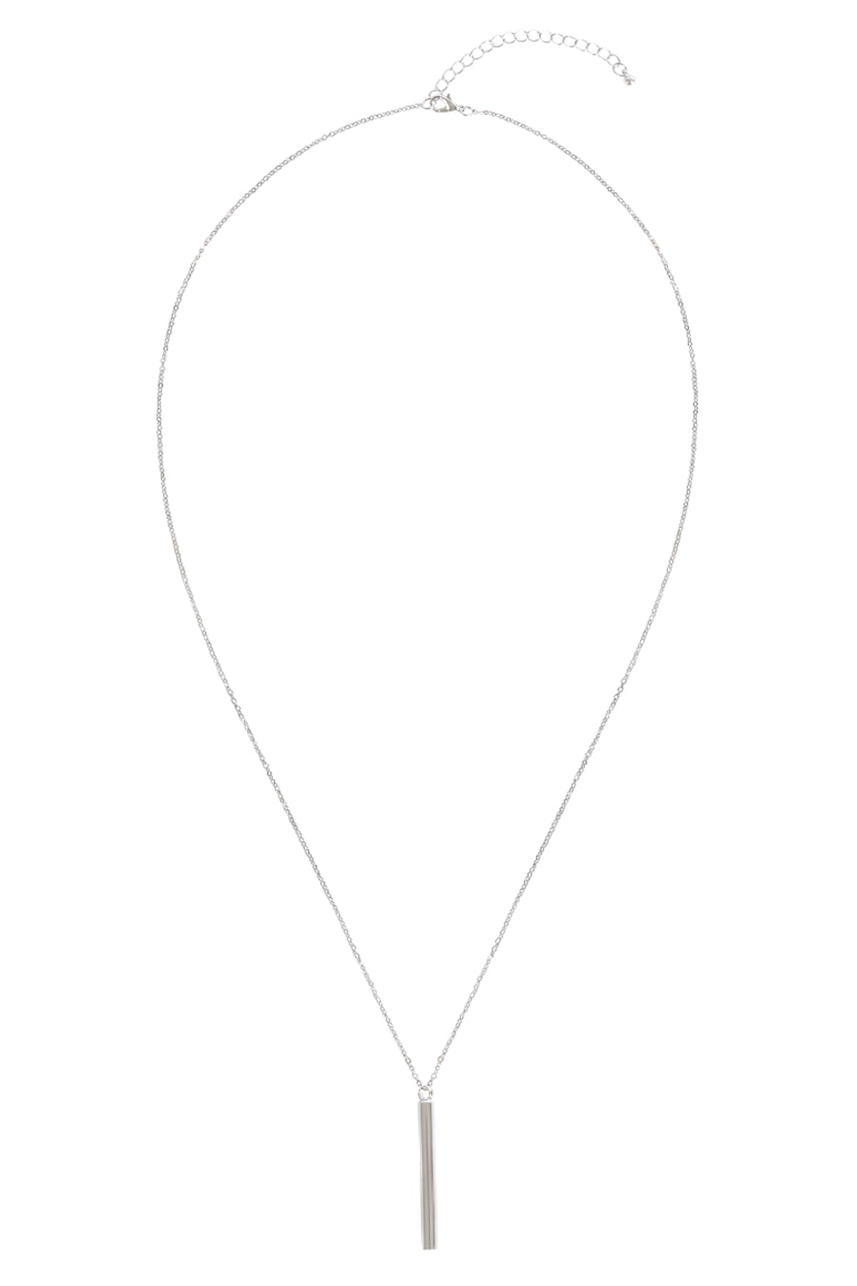 Vertical Bar Pendant Necklace