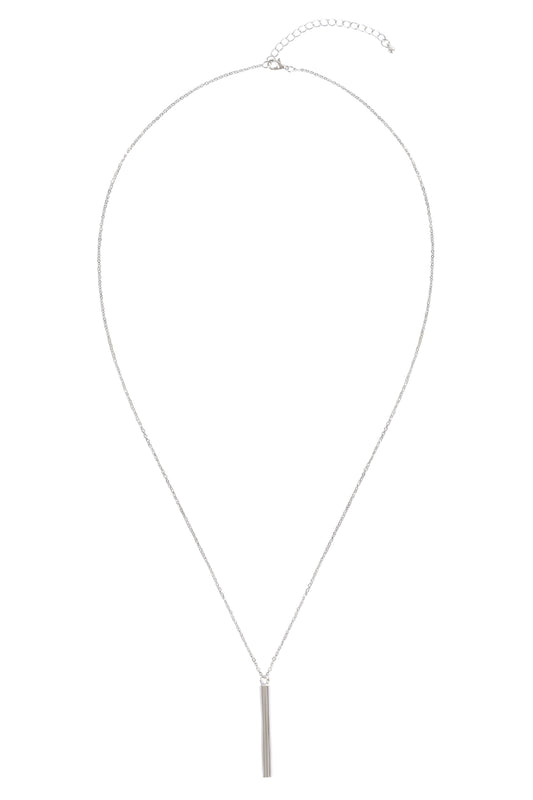 Vertical Bar Pendant Necklace