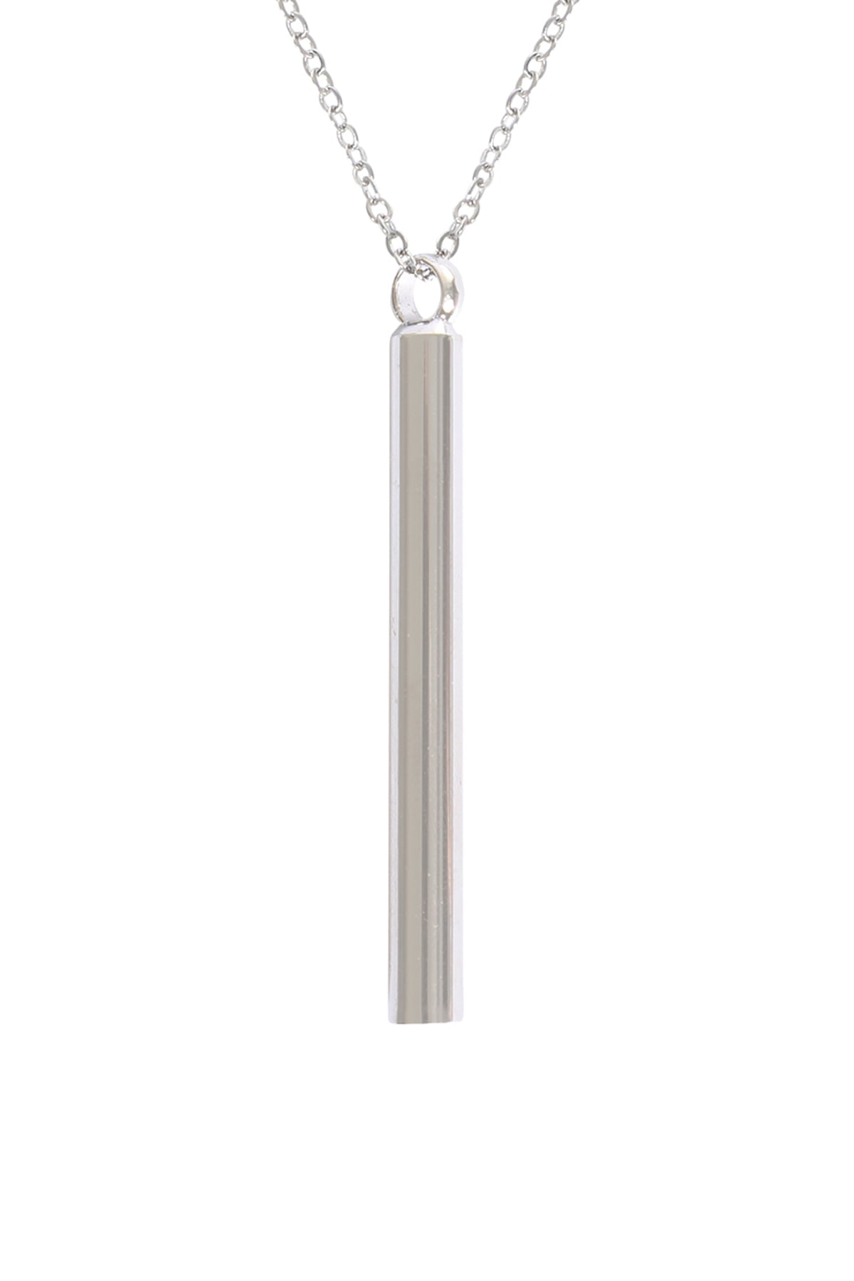 Vertical Bar Pendant Necklace