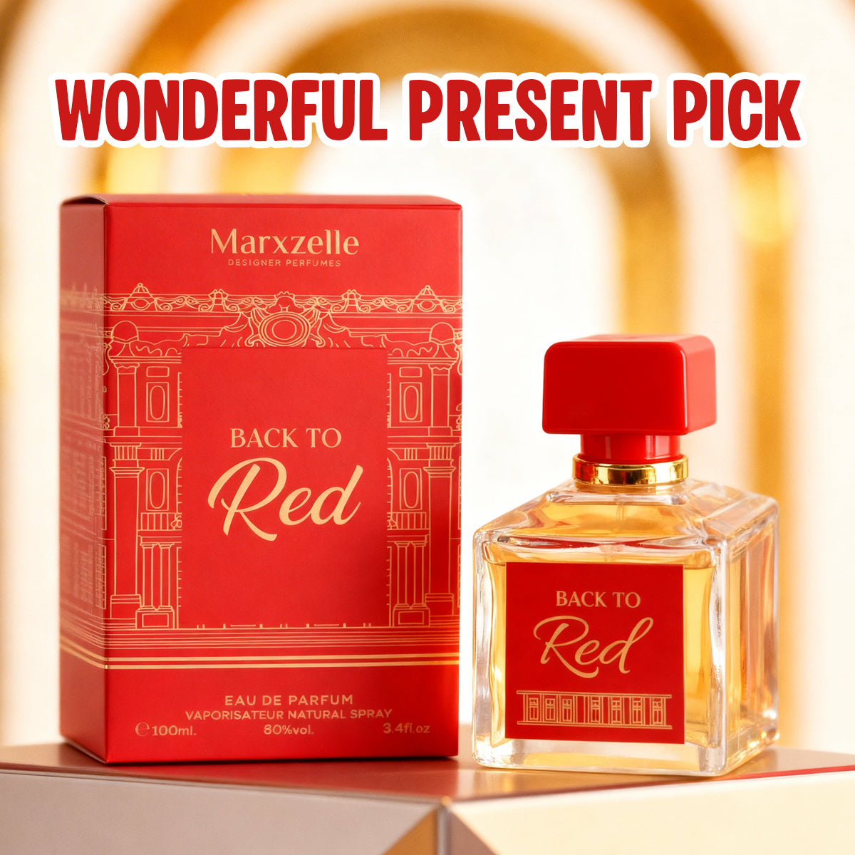 Back To Red Spray Perfume Eau De Parfum For Men And Women - 100ML/3.4FL.OZ