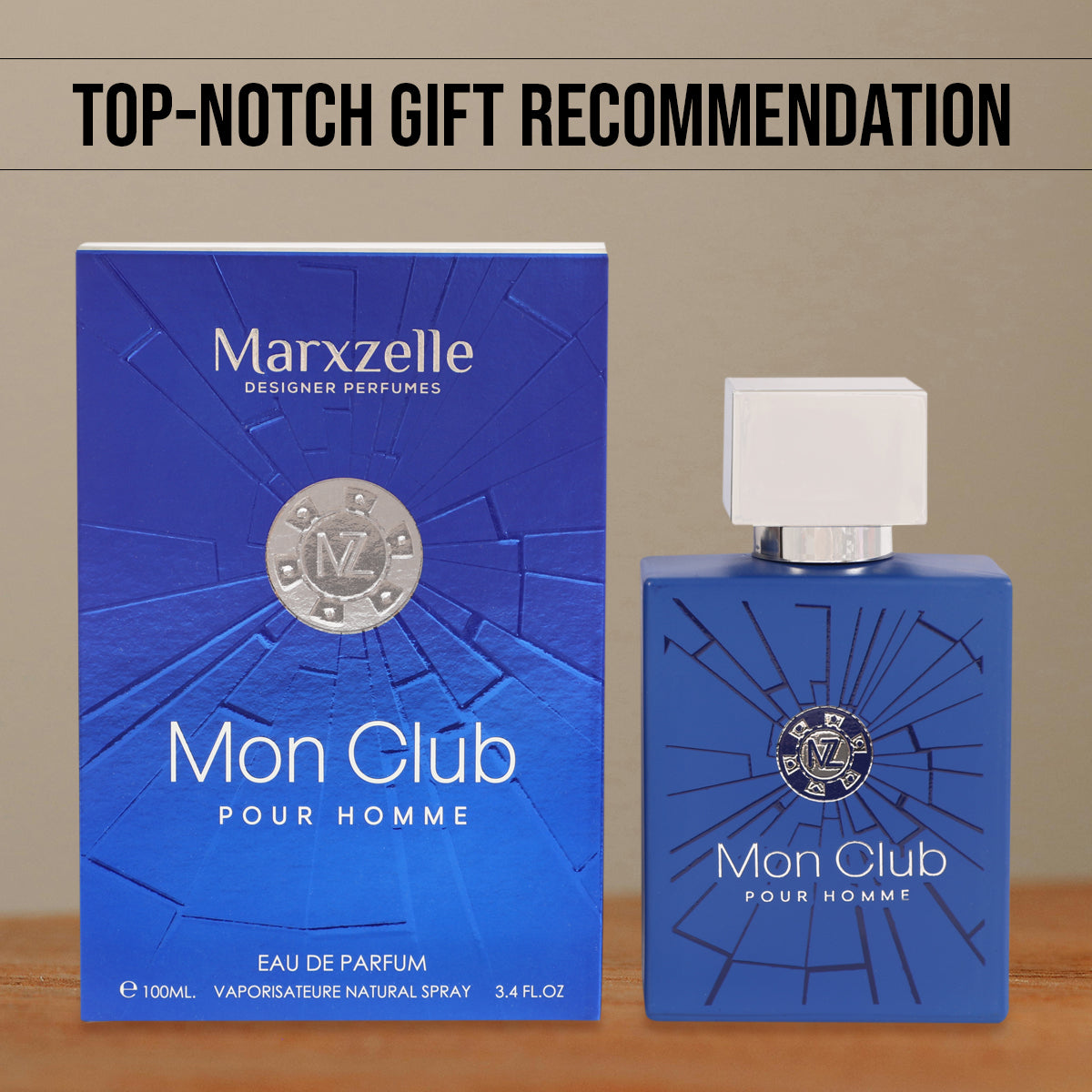 Mon Club  Spray Perfume Eau De Parfum For Men - 100ML/3.4FL.OZ./3PCS