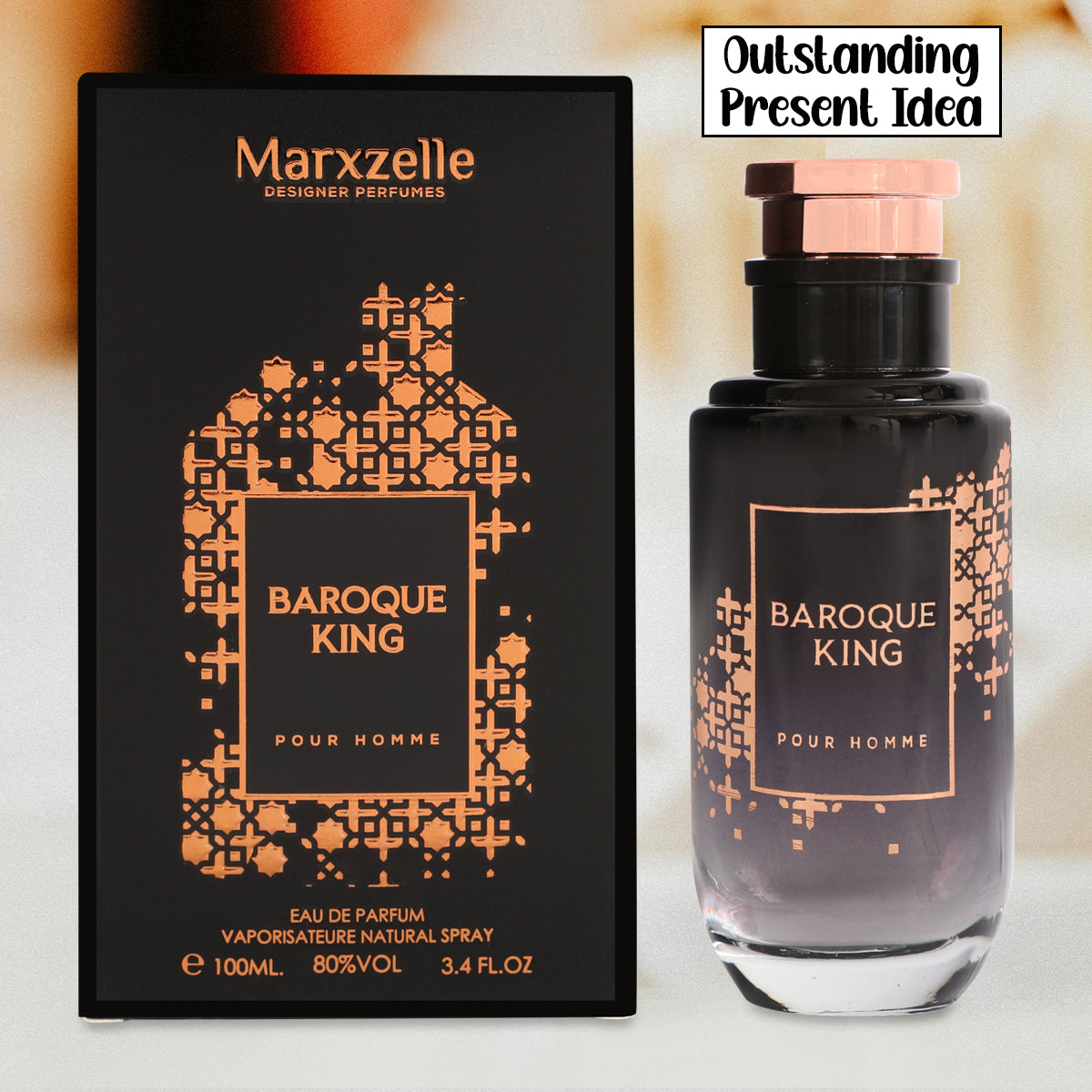 Baroque King Spray Perfume Eau De Parfum For Men - 100ML/3.4FL.OZ.