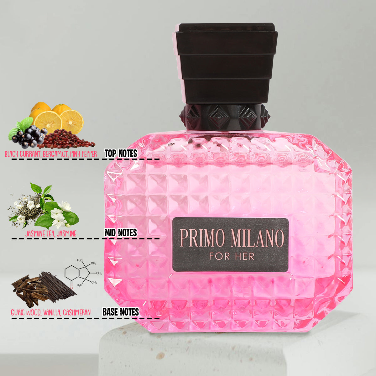 Primo Milano Spray Perfume Eau De Parfum For Women - 100ML/3.4FL.OZ.