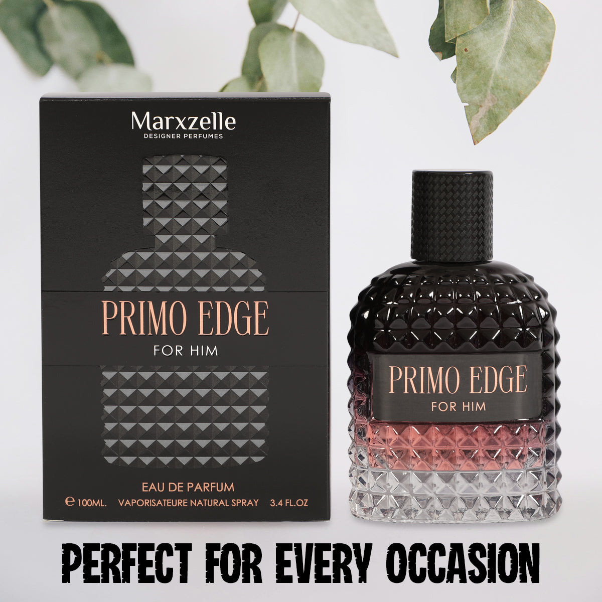 Primo Edge Spray Perfume Eau De Parfum For Men - 100ML/3.4FL.OZ.