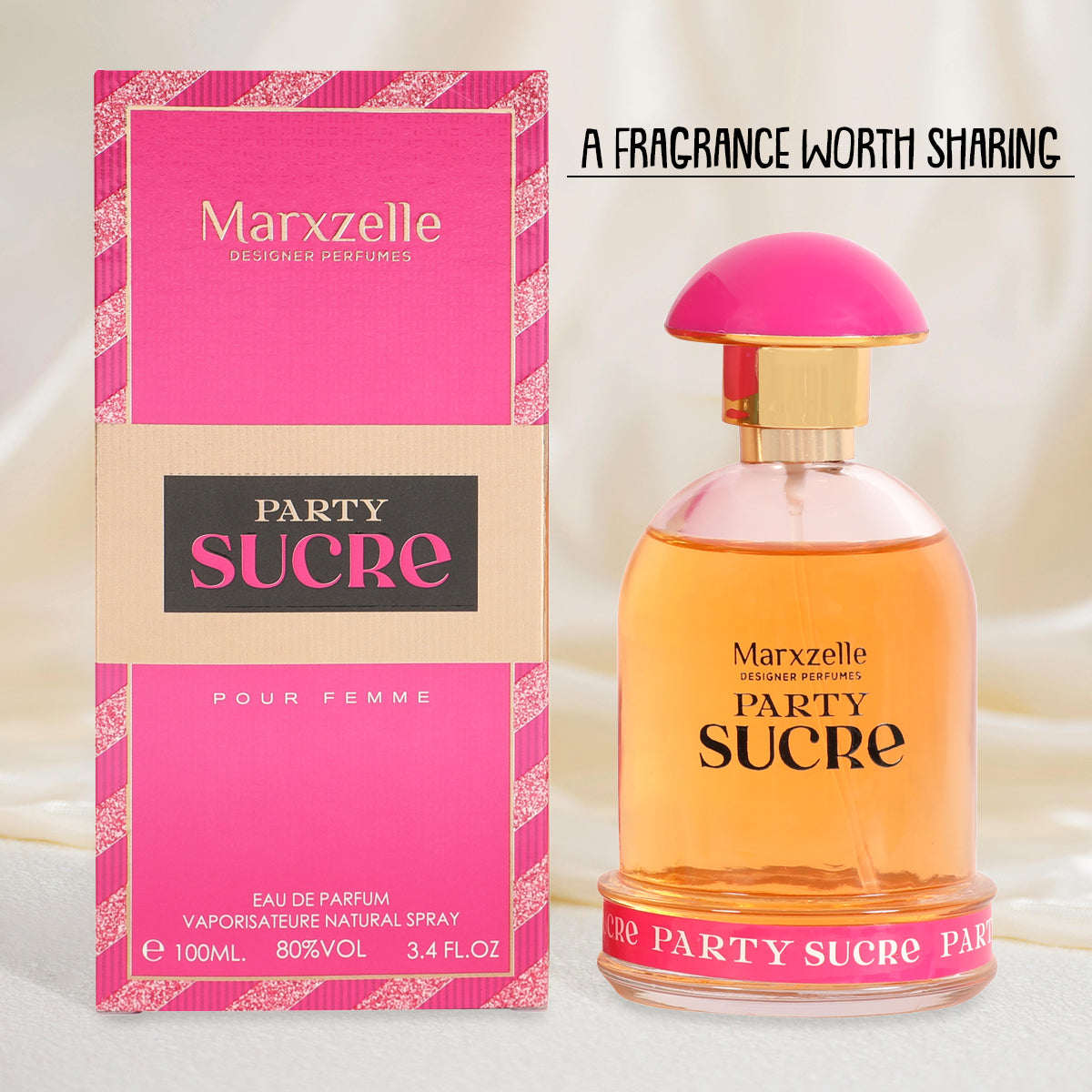 Party Sucre Spray Perfume Eau De Parfum For Women - 100ML/3.4FL.OZ.