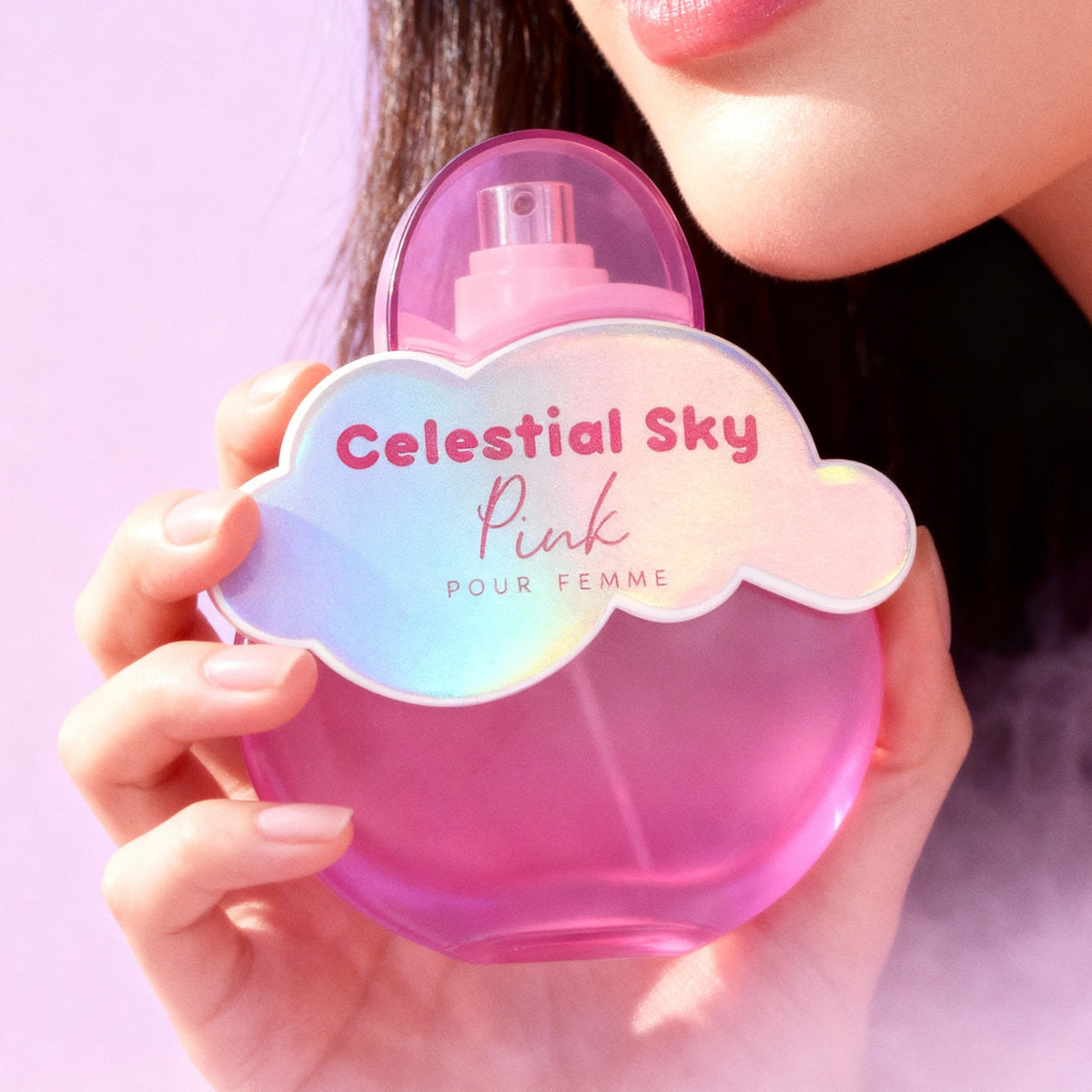 Celestial Sky Pink Spray Perfume Eau De Parfum For Women - 80ML/2.7FL.OZ.