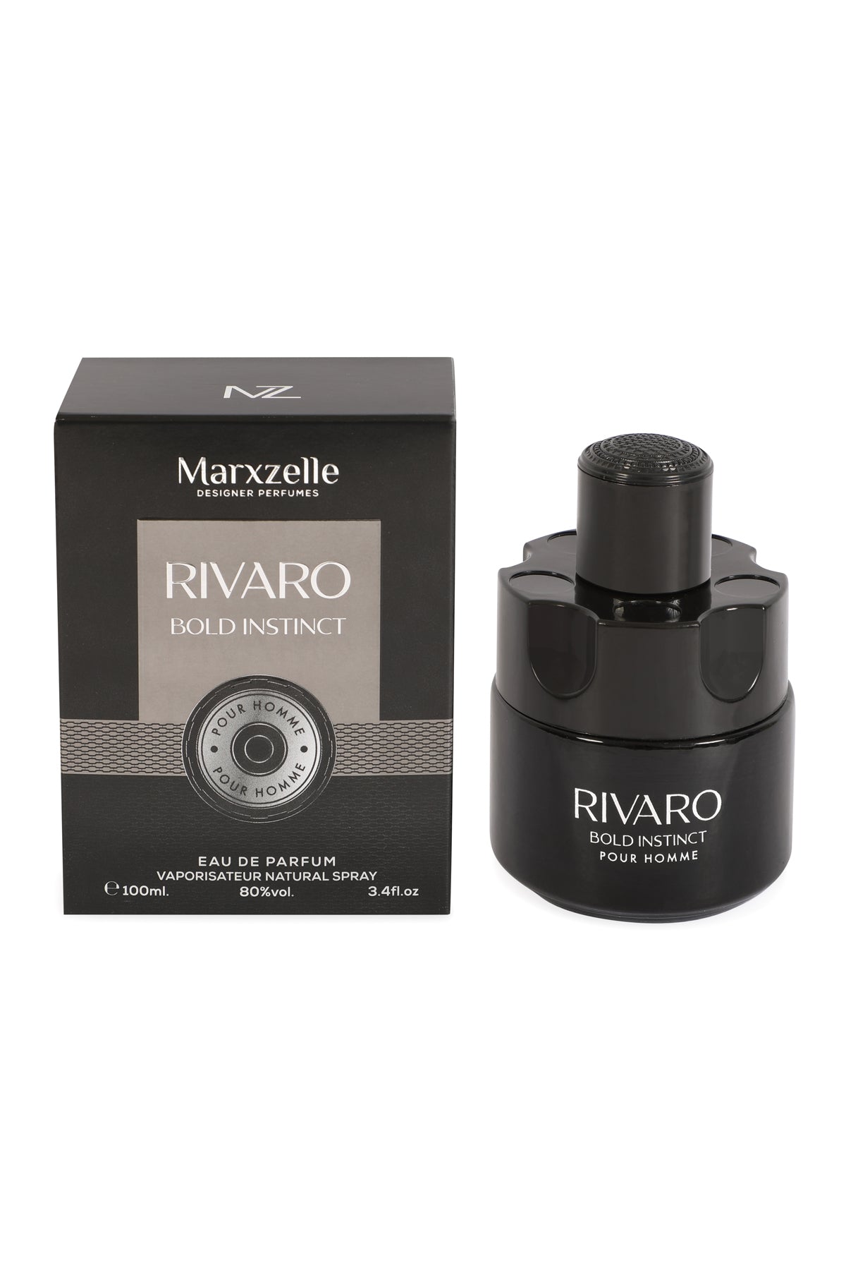 Rivaro Bold Instinct Spray Perfume Eau De Parfum For Men - 100ML/3.4FL.OZ.