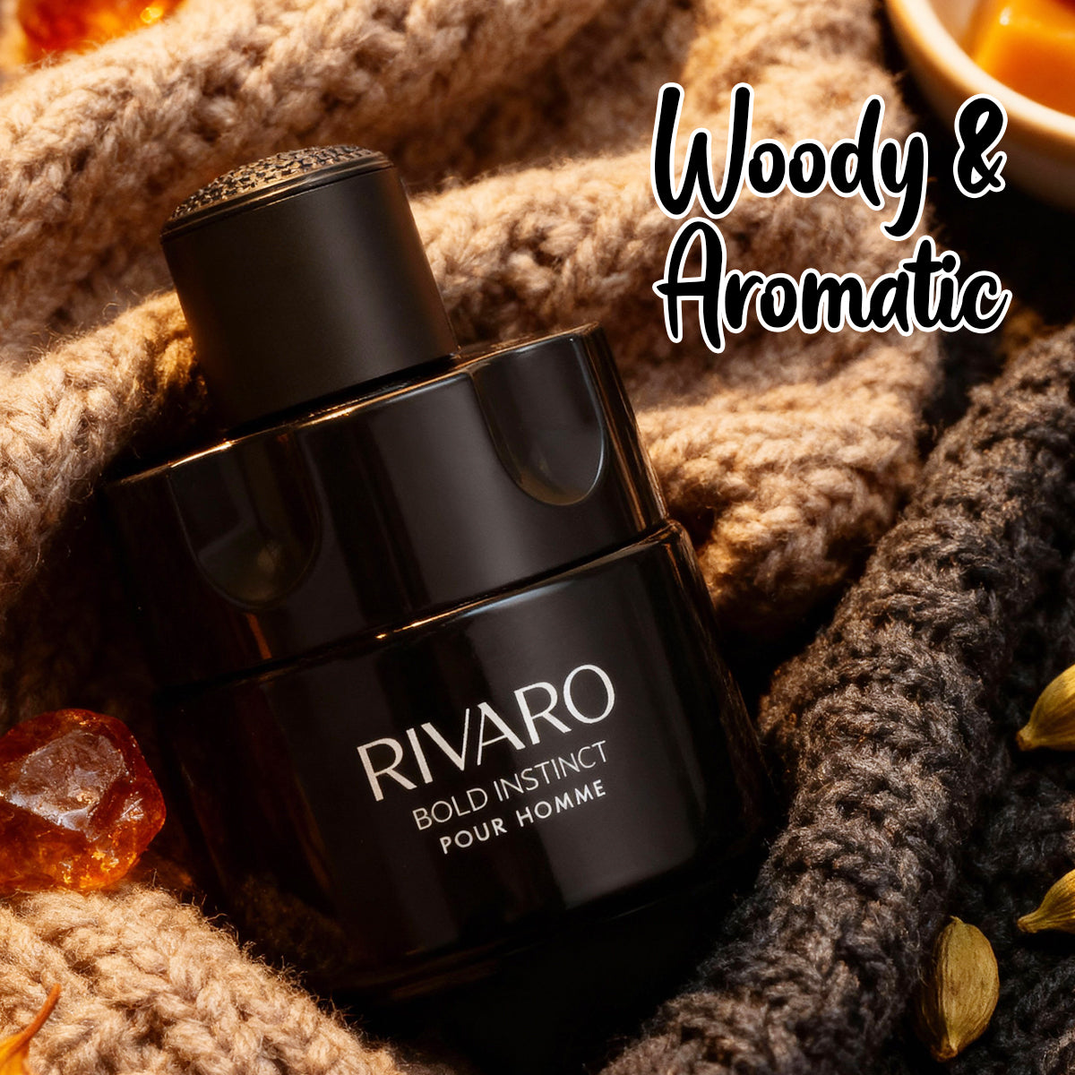 Rivaro Bold Instinct Spray Perfume Eau De Parfum For Men - 100ML/3.4FL.OZ.