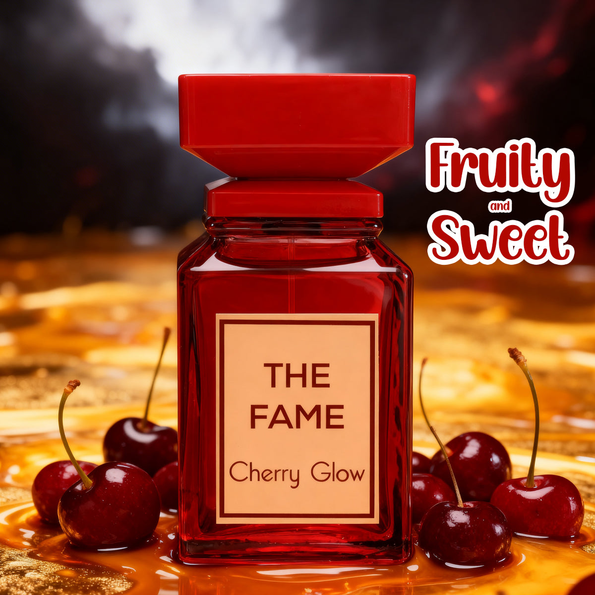 The Fame Cherry Glow Spray Perfume Eau De Parfum For Men And Women - 100ML/3.4FL.OZ.