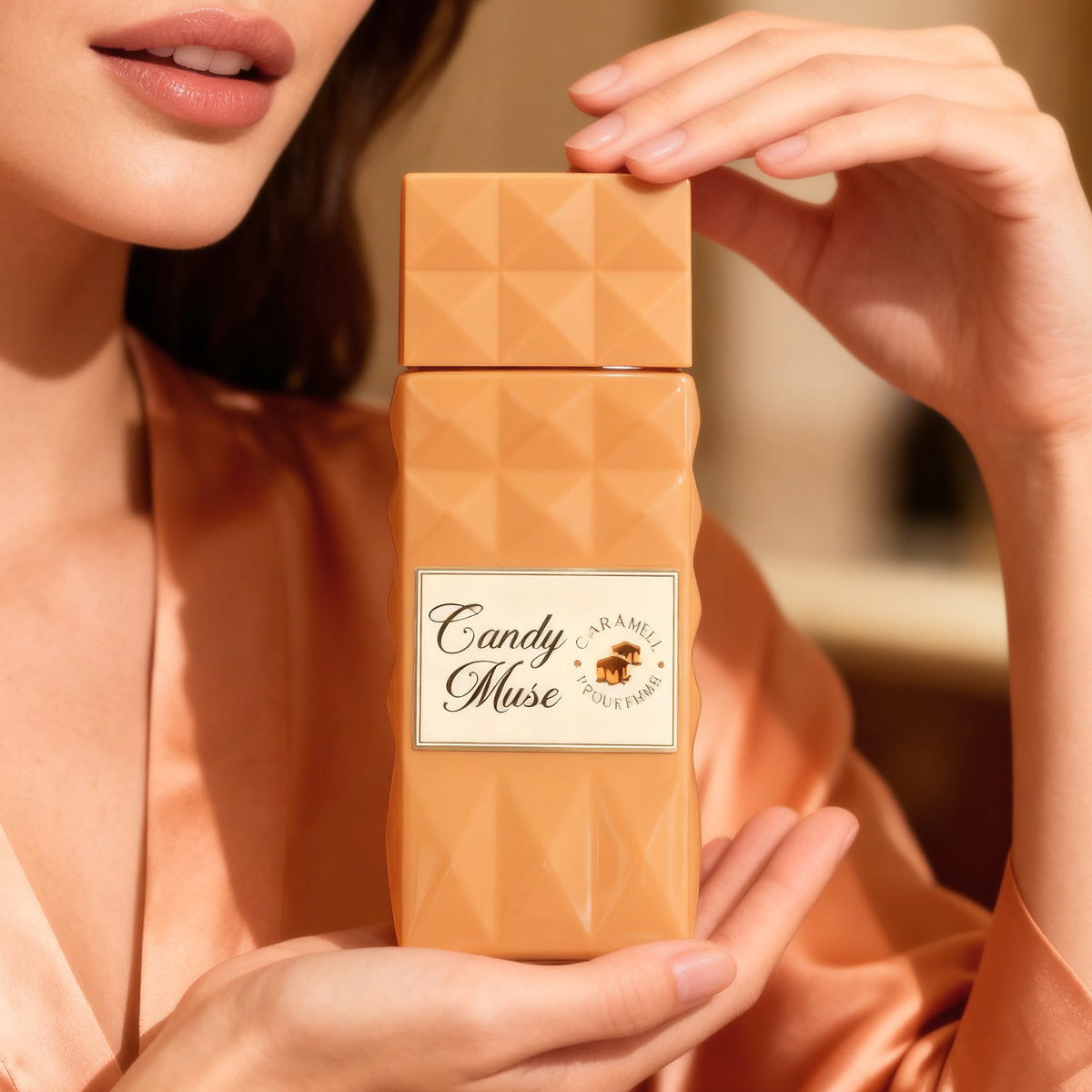 Candy Muse Caramel Pour Femme Spray Perfume Eau De Parfum For Women - 100ML/3.4FL.OZ.