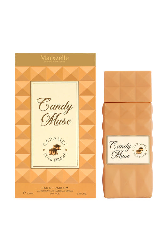 Candy Muse Caramel Pour Femme Spray Perfume Eau De Parfum For Women - 100ML/3.4FL.OZ.