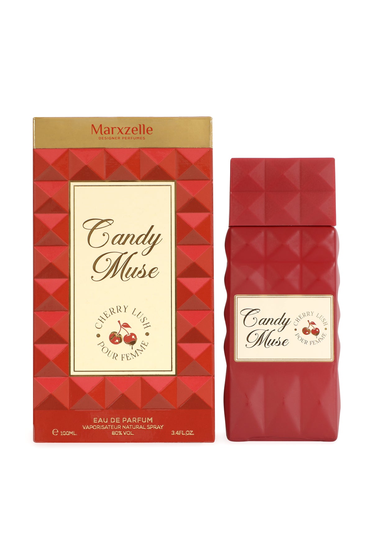 Candy Muse Cherry Lush Pour Femme Spray Perfume Eau De Parfum For Women - 100ML/3.4FL.OZ.