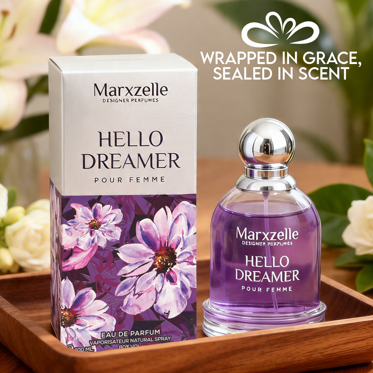 Hello Dreamer Pour Femme Spray Perfume Eau De Parfum For Women - 100ML/3.4FL.OZ./3PCS