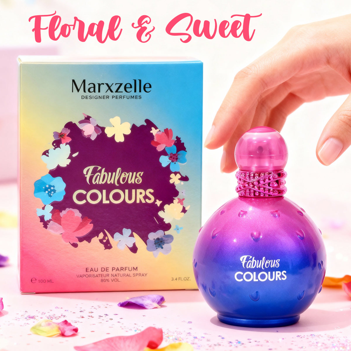 Fabulous Colours Spray Perfume Eau De parfum For Women - 100ML/3.4FL.OZ.