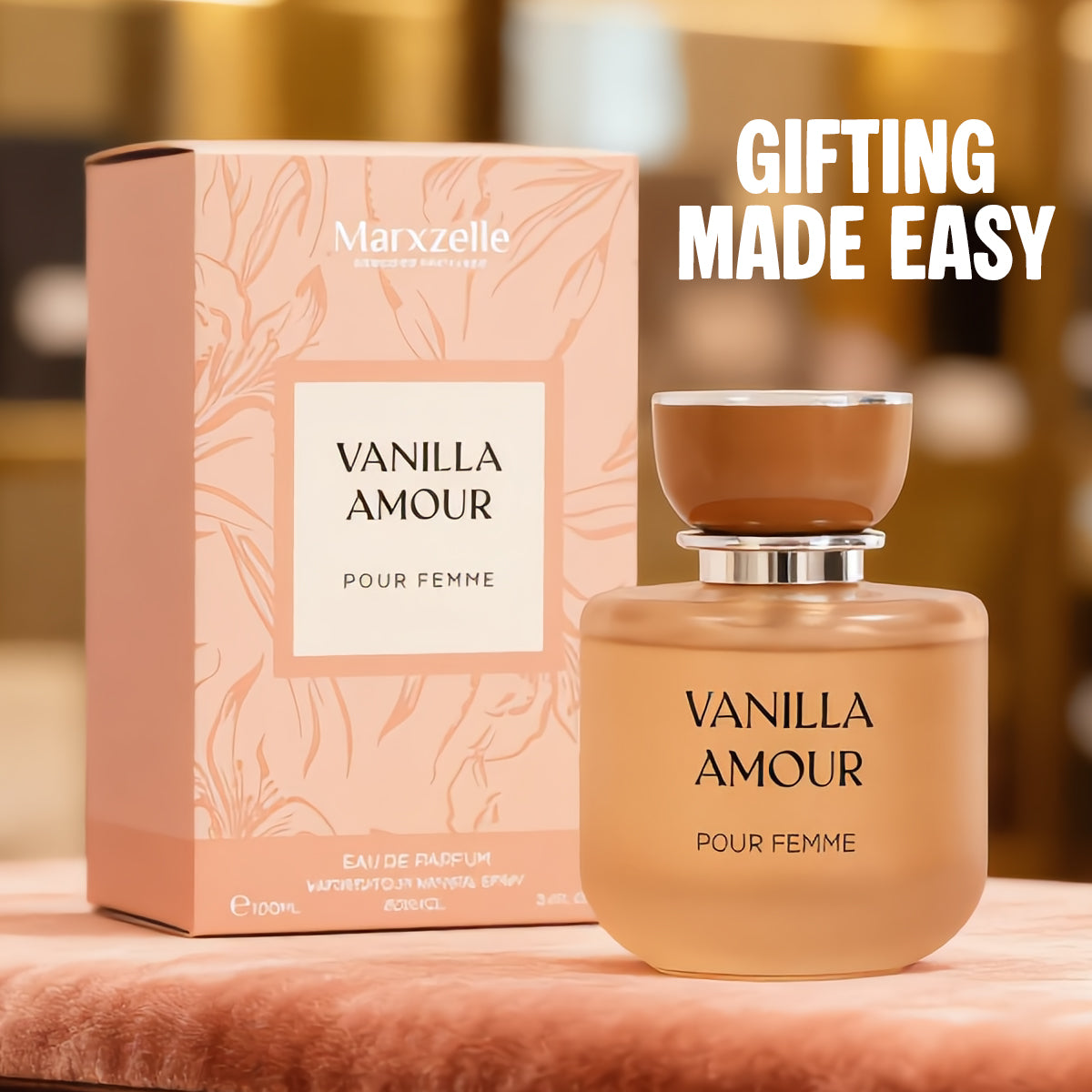 Vanilla Amour Pour Femme Spray Perfume Eau De Parfum For Women - 100ML/3.4FL.OZ./3PCS