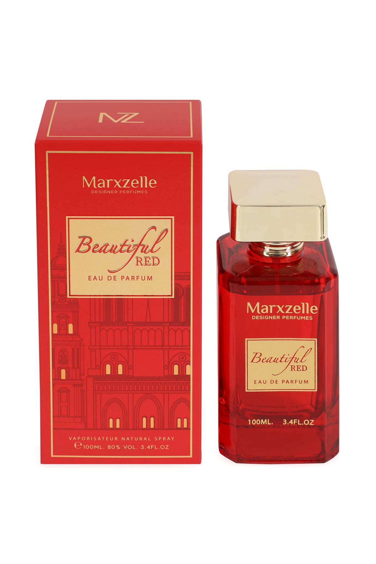 Beautiful Red Spray Perfume Eau De Parfum For Men And Women - 100ML/3.4FL.OZ.