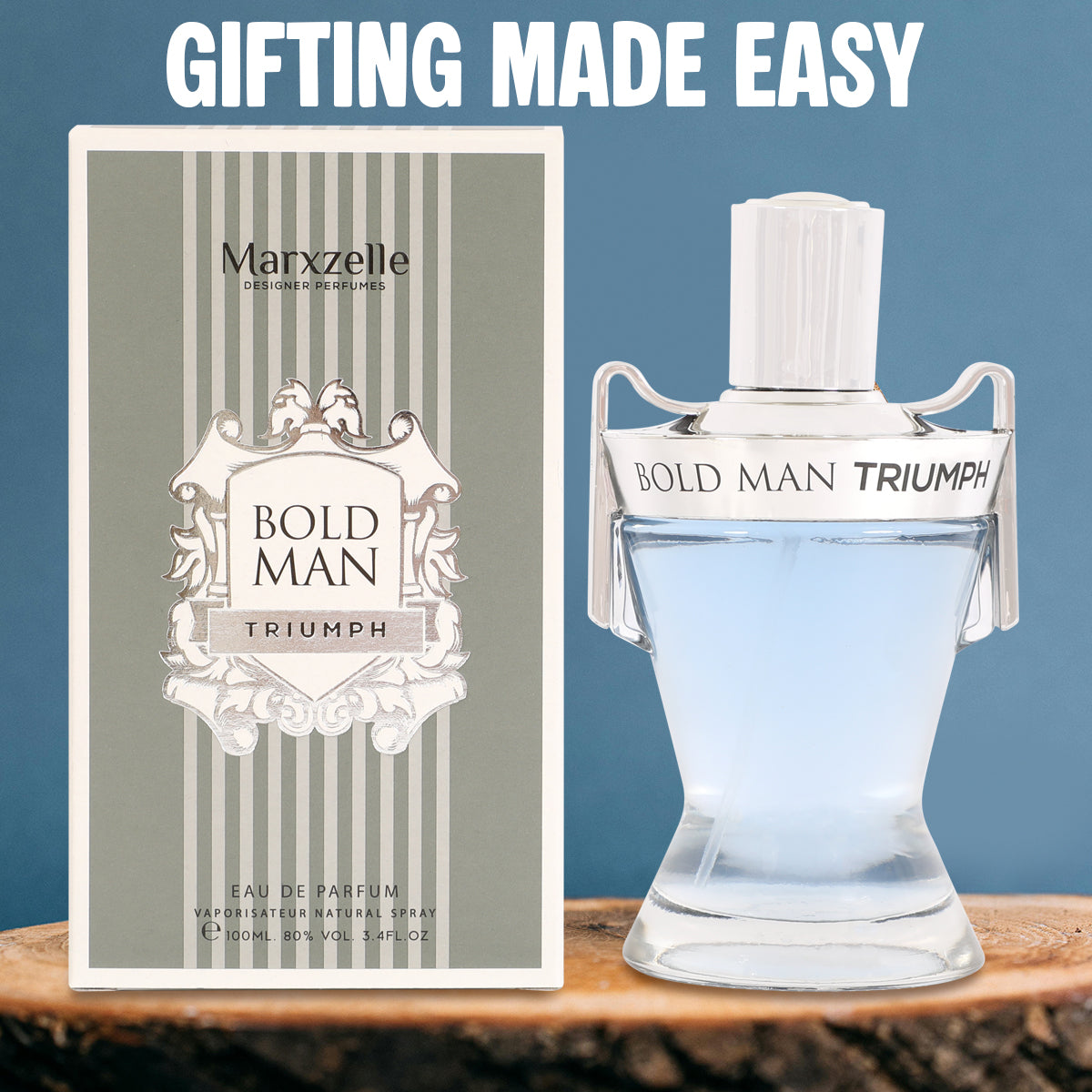 Bold Man Triumph Spray Perfume Eau De Parfum For Men - 100ML/3.4FL.OZ.