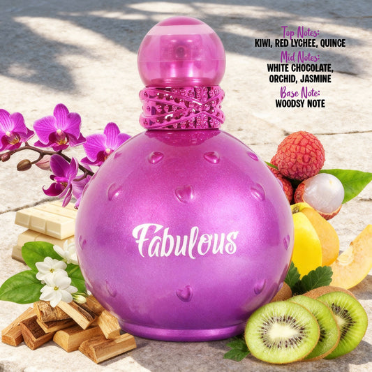 Fabulous Spray Perfume Eau De Parfum For Women - 100ML/3.4FL.OZ.