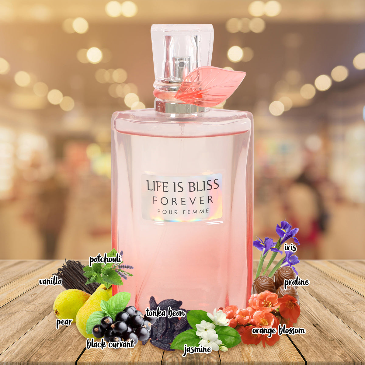 Life Is Bliss Forever Spray Perfume Eau De Parfum For Women - 100ML/3.4FL.OZ.