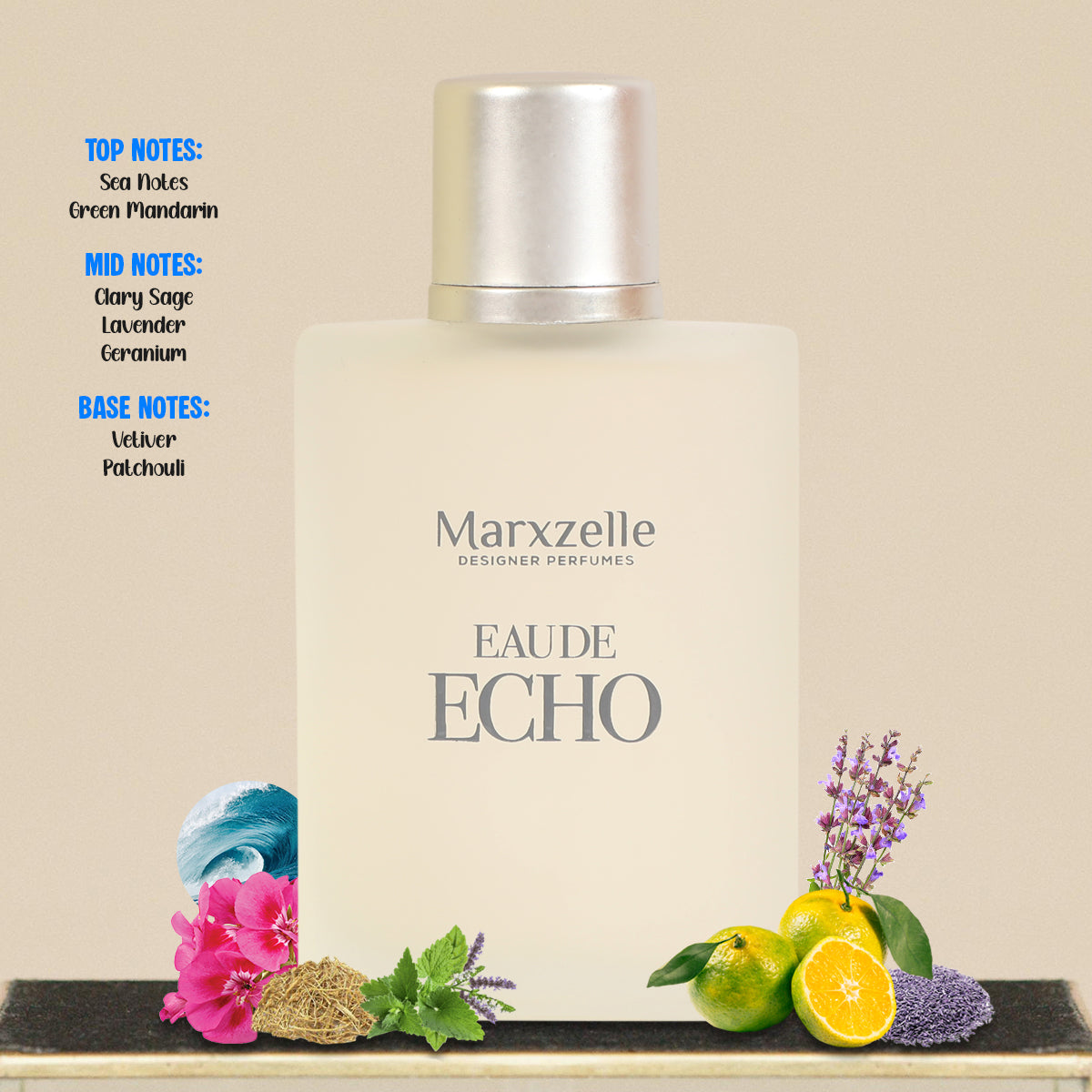 Eaude Echo Spray Perfume Eau De Parfum For Men - 100ML/3.4FL.OZ.
