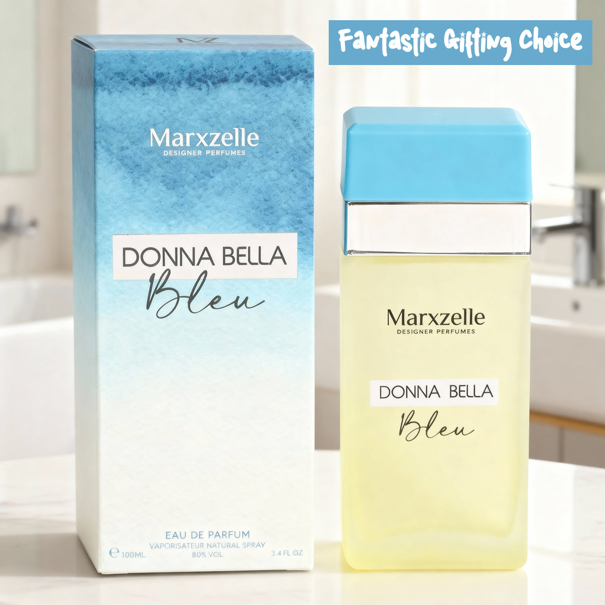 Donna Bella Bleu Spray Perfume Eau De Parfum For Women - 100ML/3.4FL.OZ.