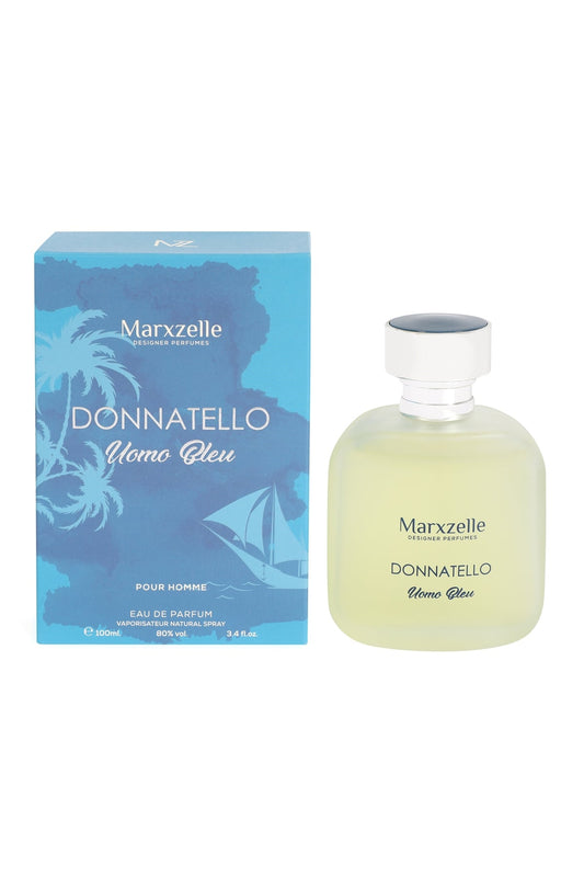 Donnatello Uomo Bleu Spray Perfume Eau De Parfum For Men - 100ML/3.4FL.OZ.