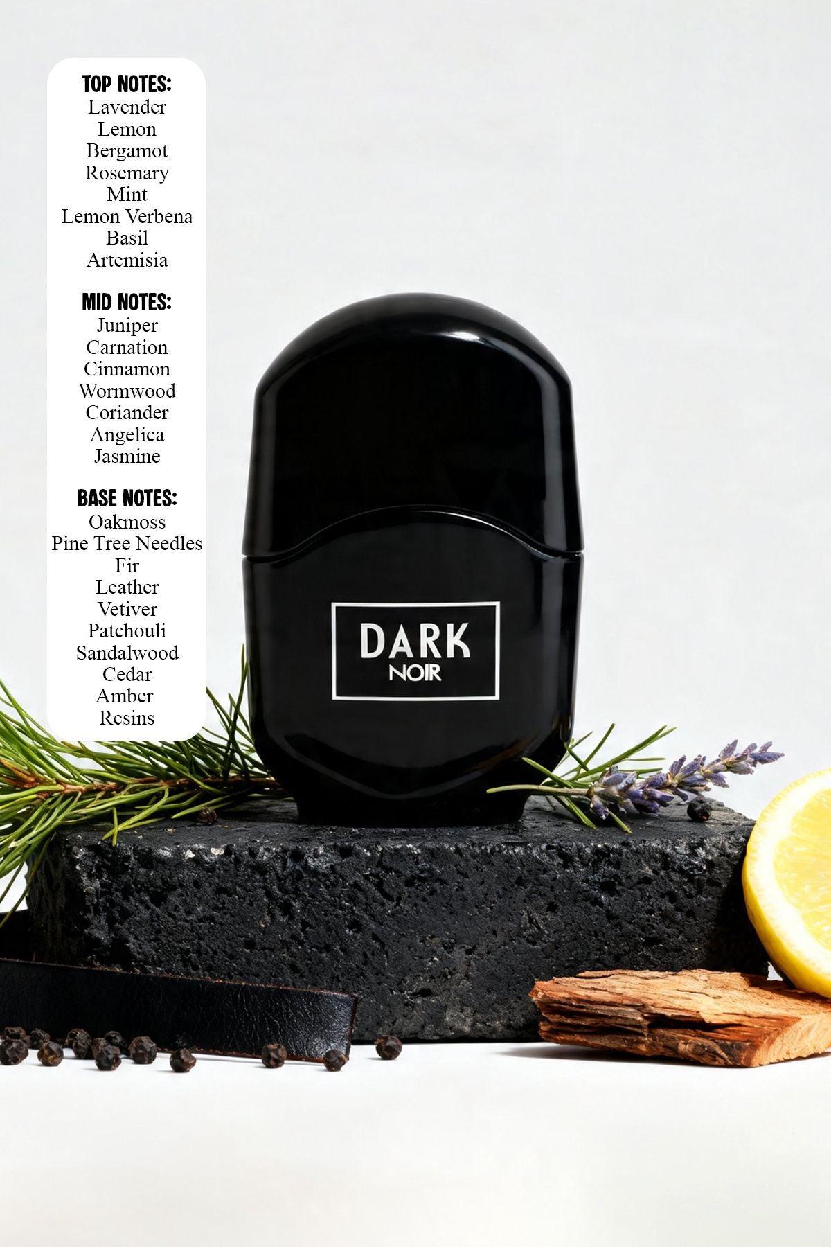 Dark Noir Spray Perfume Eau De Parfum For Men - 100ML/3.4FL.OZ.