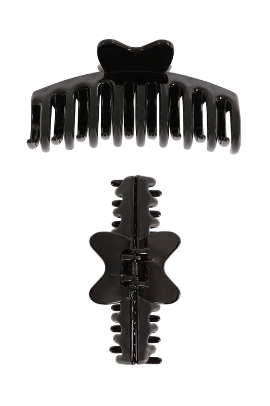 11cm All Black Hair Jaw Clip Hair Accessories