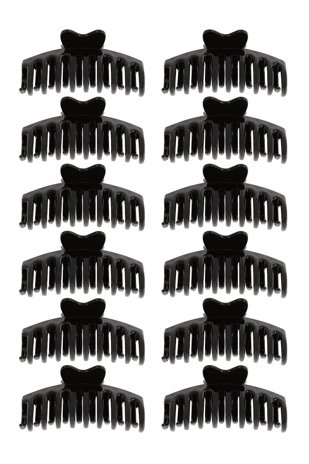 11cm All Black Hair Jaw Clip Hair Accessories