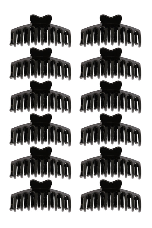 11cm All Black Hair Jaw Clip Hair Accessories