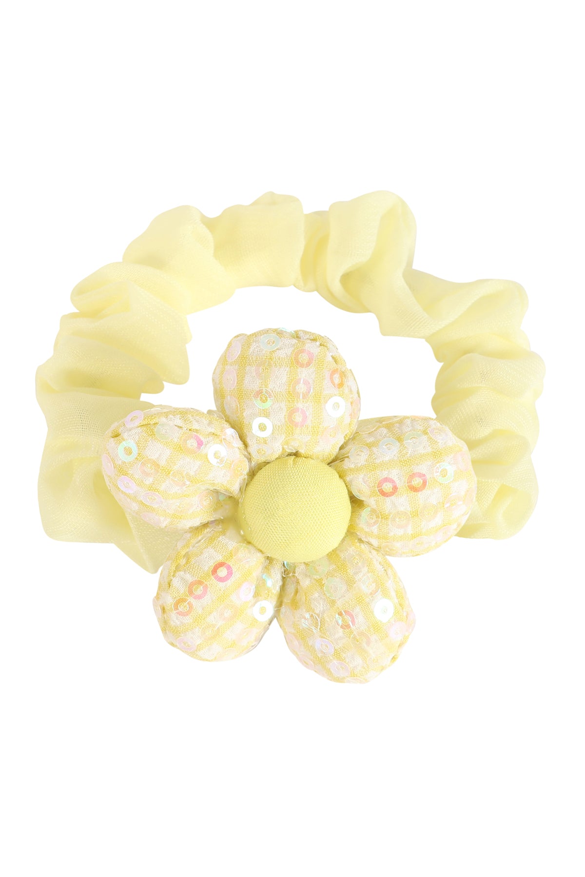 Flower Cute Sequin Ponytail Scrunchie Hair Accessories