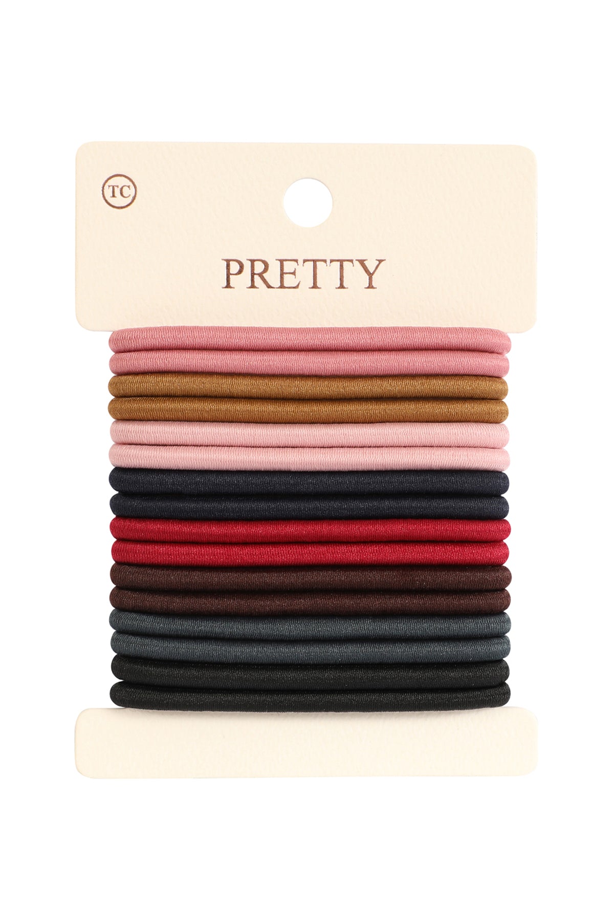 16Pcs Nylon Elastic Hair Band Set