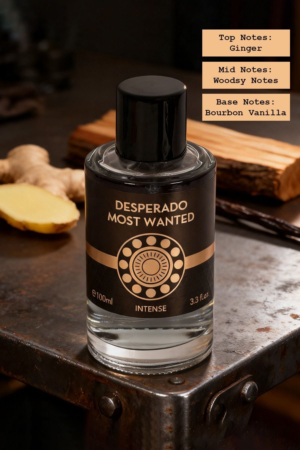 Desperado Most Wanted Intense Spray Perfume Eau De Parfum For Men 100ML/3.3FL.OZ.