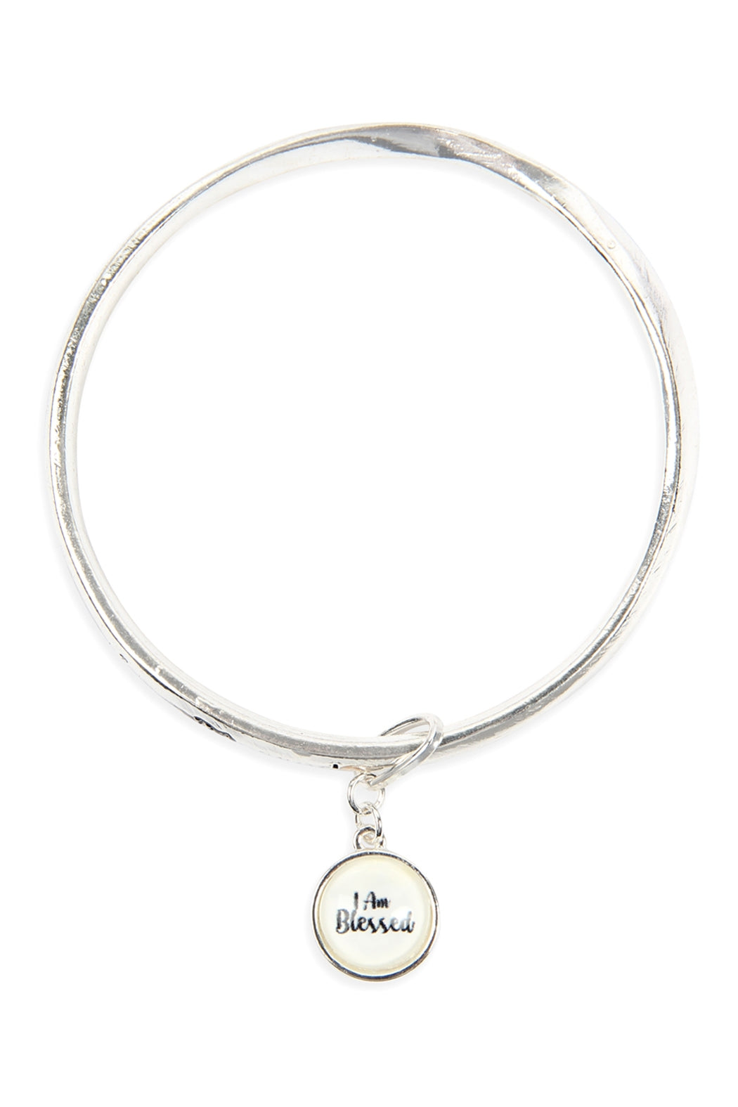 I Am Blessed Bubble Charm Twist Bracelet