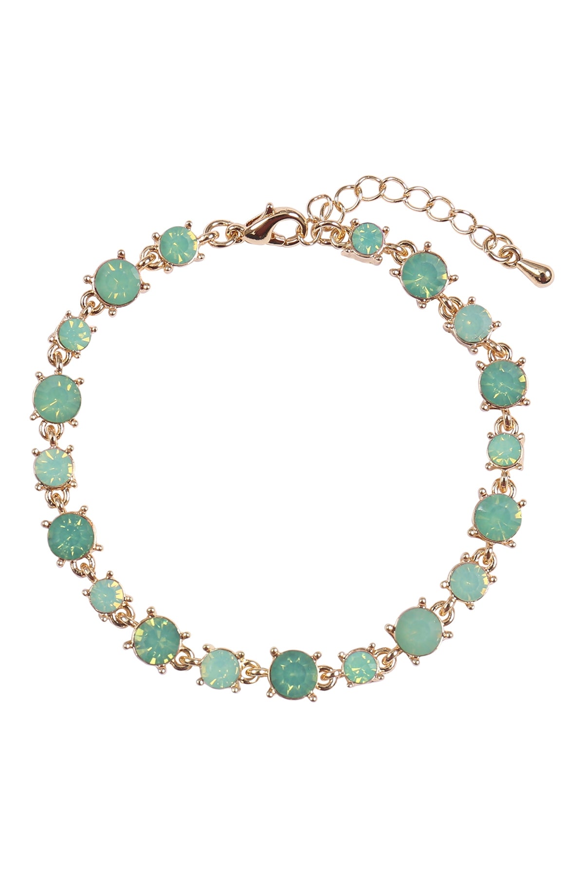 Bold Round Rhinestone Crystal Bracelet