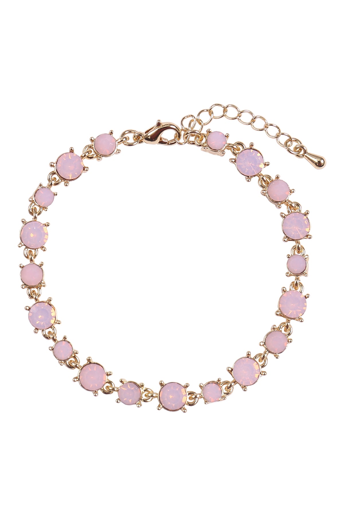 Bold Round Rhinestone Crystal Bracelet