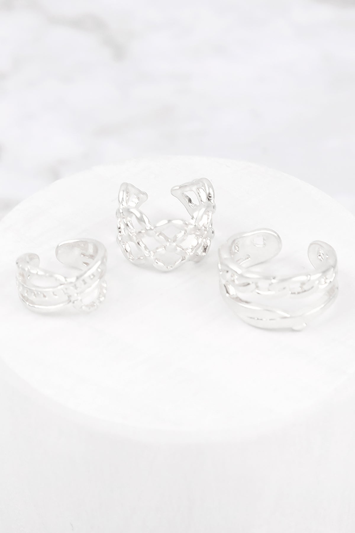 Infinity Chain Set No Piercing Ear Cuff