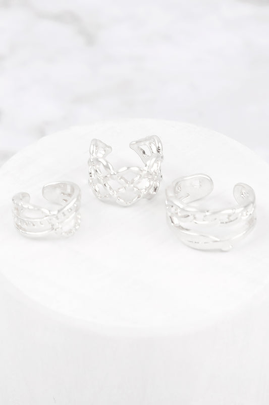 Infinity Chain Set No Piercing Ear Cuff