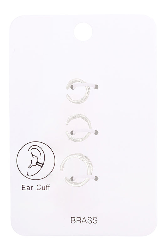 infinity Chain Set No Piercing Ear Cuf Silver