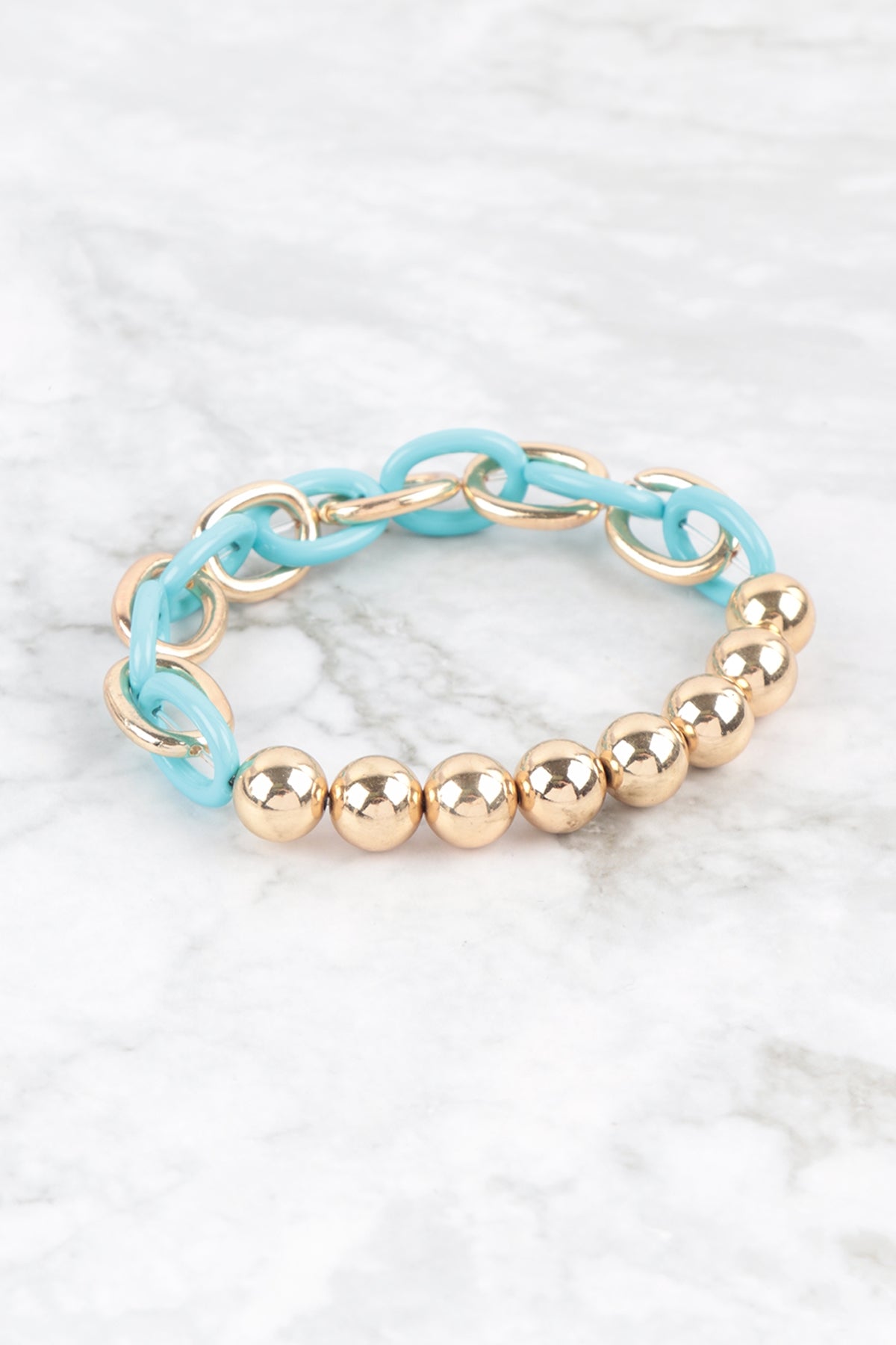 Multi Link Chain Metal CCB Bracelet
