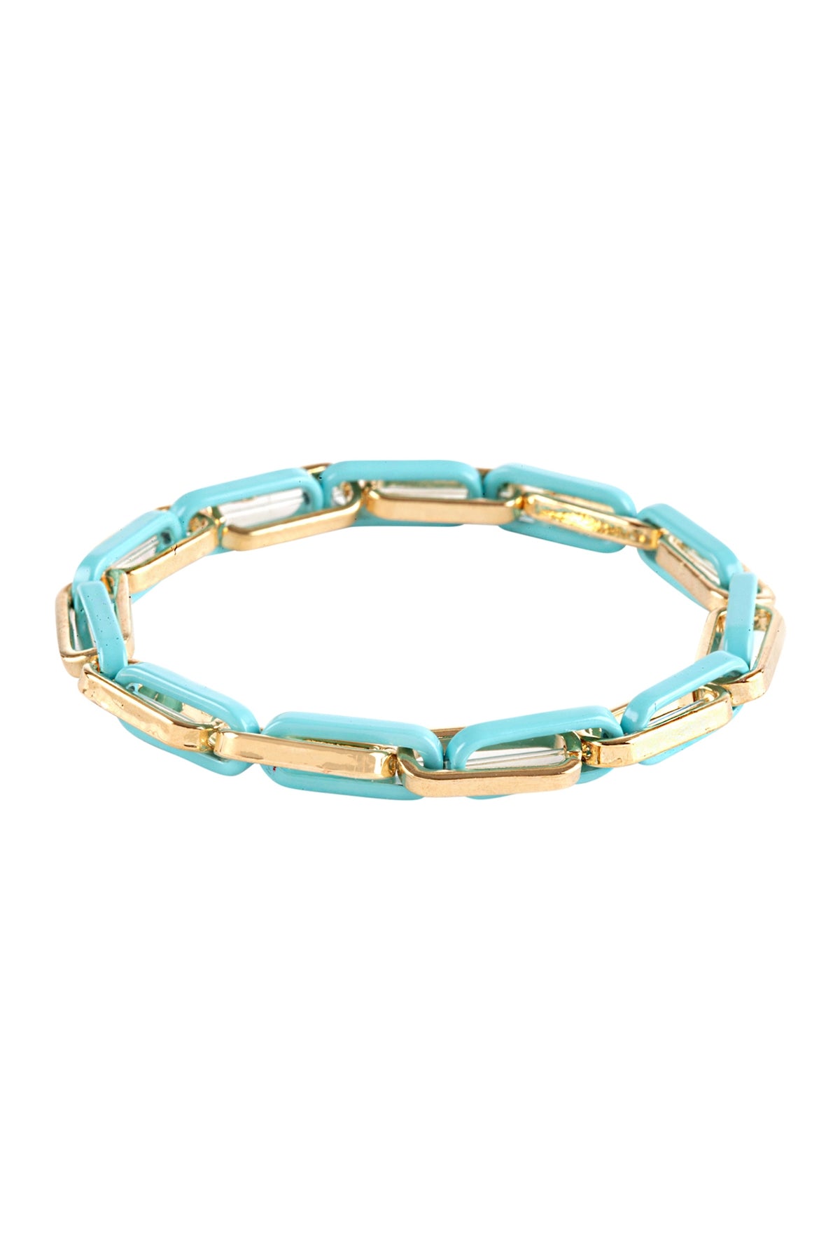 Acetate Multi Link Elastic Bracelet