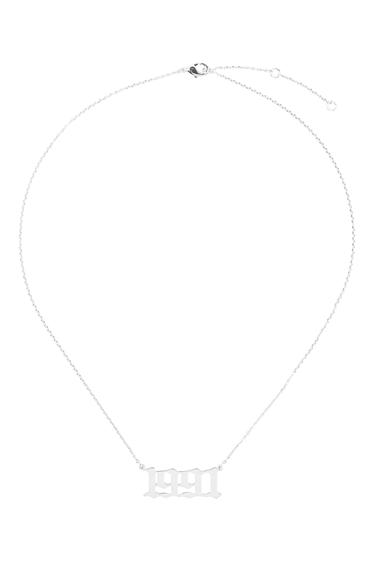 "1991" Birth Year Personalized Necklace