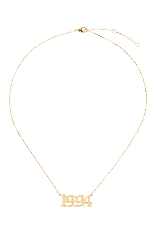 "1994" Birth Year Personalized Necklace
