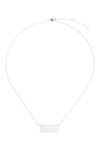 "1996" Birth Year Personalized Necklace