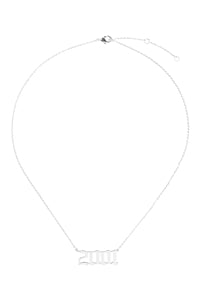 "2001" Birth Year Personalized Necklace